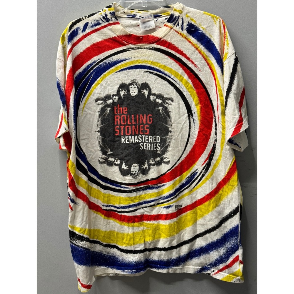 Vintage The Rolling Stones ABKCO Remastered Series T-Shirt Mens XL Tye Dye 2002